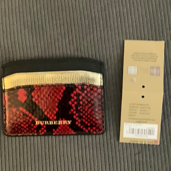 Burberry water snake borders IZZY card case - Picture 5 of 5